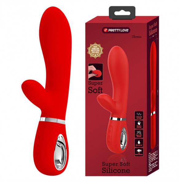 PRETTY LOVE - Thomas Wand Vibrator (Chargeable - Red)